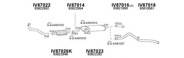 VENEPORTE 870020 Exhaust System